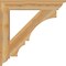 Ekena Millwork Balboa Traditional Rough Sawn Bracket, Western Red Cedar, 4"W x 28"D x 28"H BKT04X28X28BOA01RWR - alternate 4